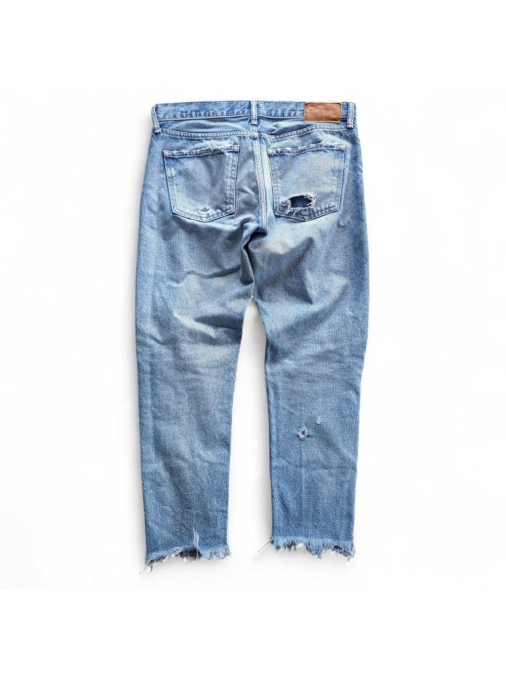 MOUSSY Vintage Keller Tapered Jeans Light Wash Denim Sz 28 - Picture 6 of 13